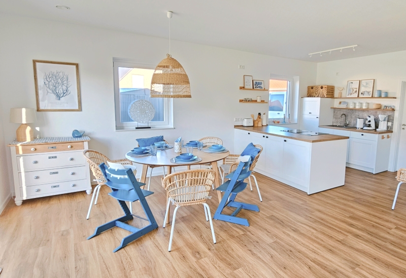 Essbereich Ferienhaus Haus-Seeglück