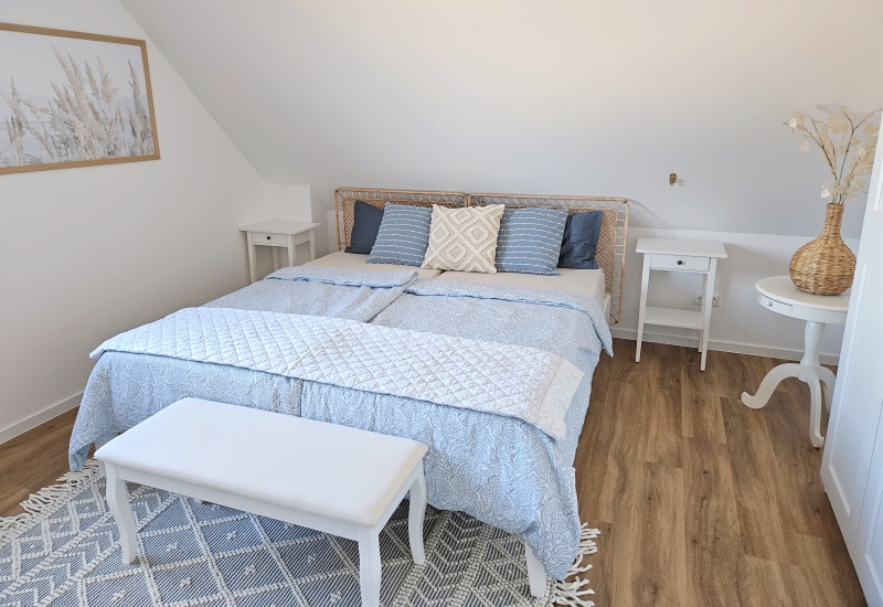 Schlafzimmer Ferienhaus Haus Seeglück